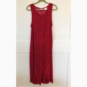 Vintage Red Summer Dress
